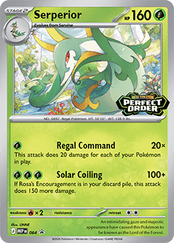 Serperior, catalogue front