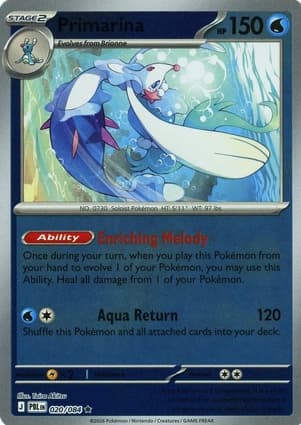 Primarina, catalogue front