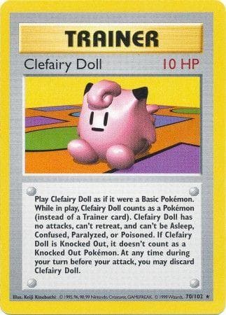 Clefairy Doll, catalogue front