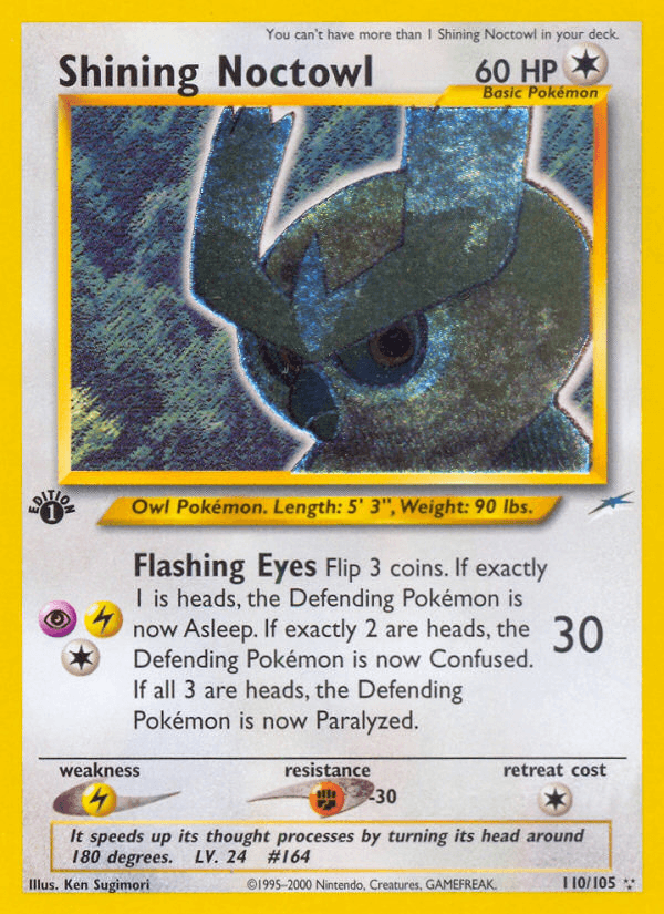 Shining Noctowl, catalogue front