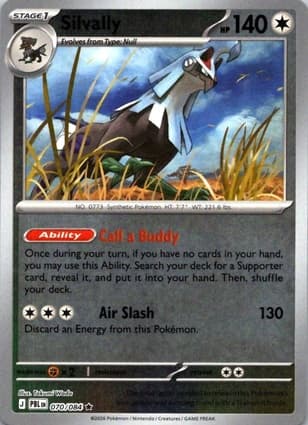 Silvally, catalogue front