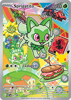 Sprigatito, catalogue front