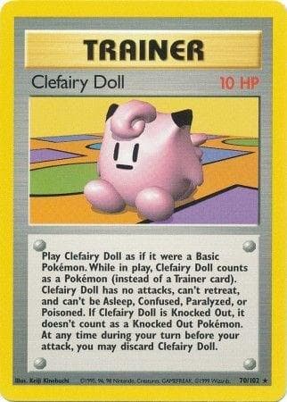 Clefairy Doll, catalogue front