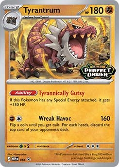 Tyrantrum, catalogue front