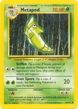 Metapod, catalogue front