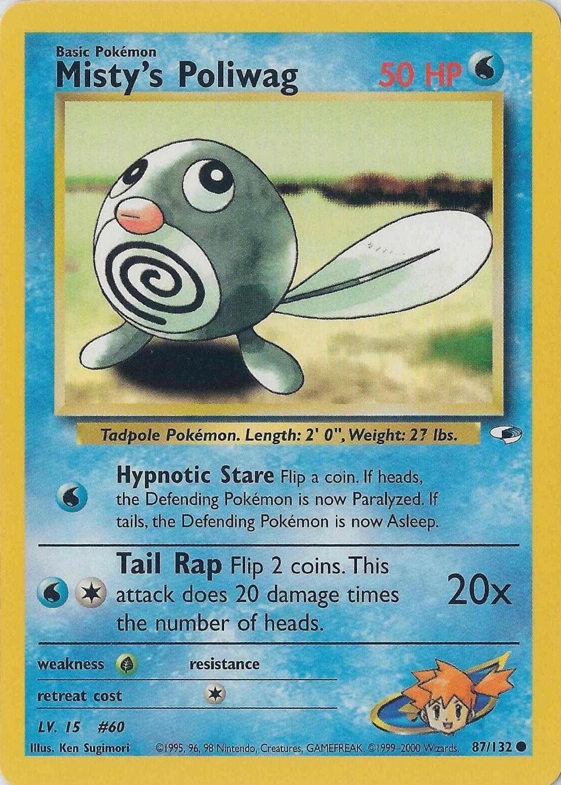 Misty's Poliwag, catalogue front
