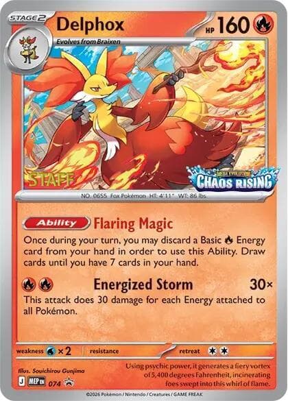 Delphox, catalogue front
