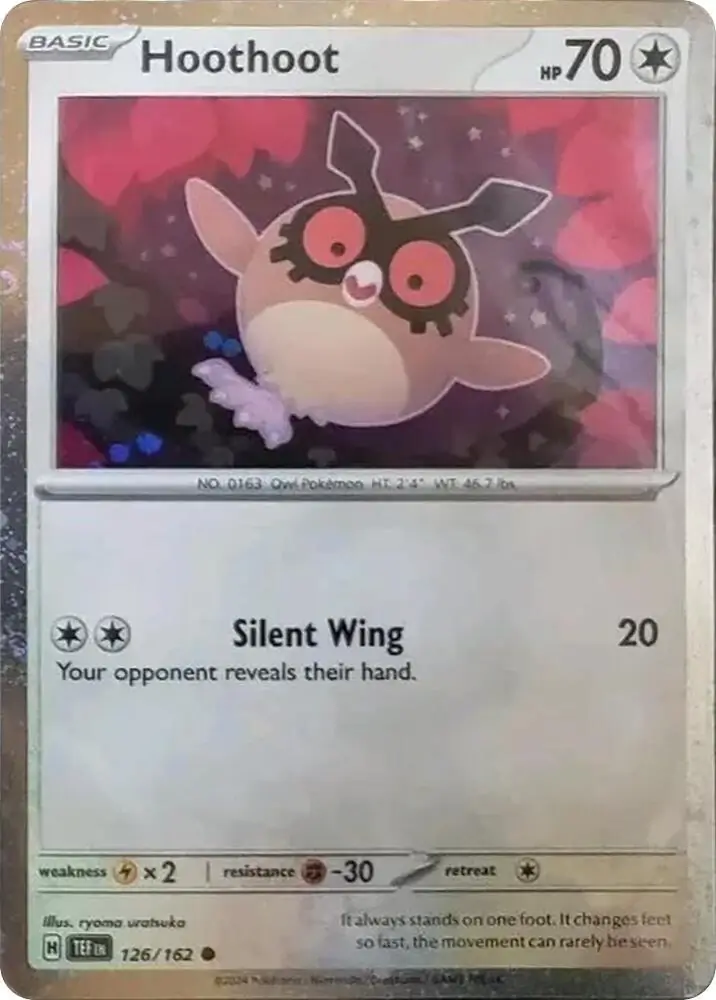 Hoothoot, catalogue front
