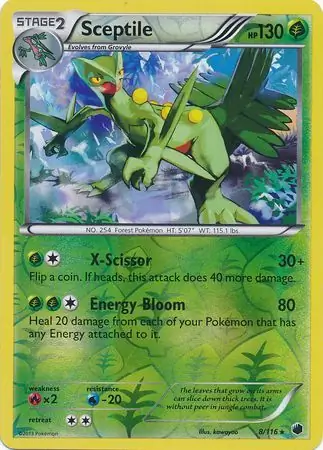 Sceptile, catalogue front