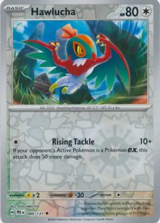Hawlucha, catalogue front