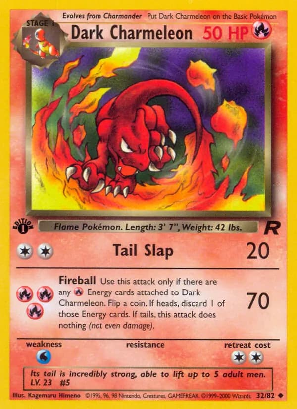 Dark Charmeleon, catalogue front