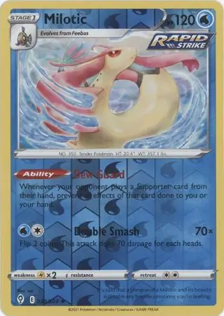 Milotic, catalogue front