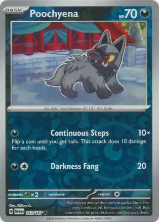 Poochyena, catalogue front