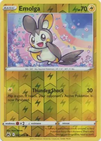 Emolga, catalogue front