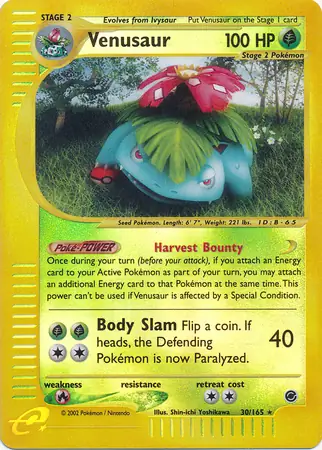 Venusaur, catalogue front