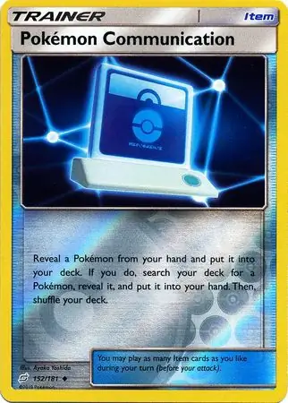 Pokémon Communication, catalogue front