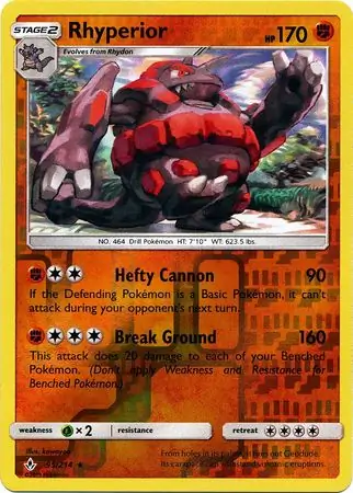 Rhyperior, catalogue front