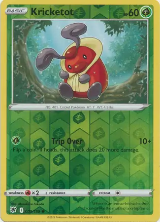 Kricketot, catalogue front