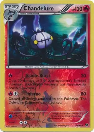 Chandelure, catalogue front