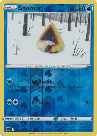 Snorunt, catalogue front