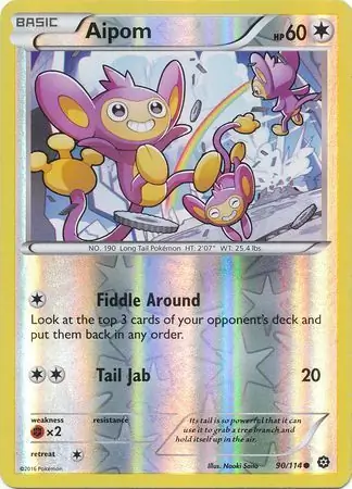 Aipom, catalogue front