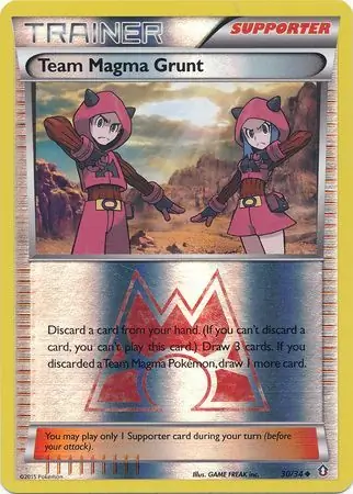 Team Magma Grunt, catalogue front