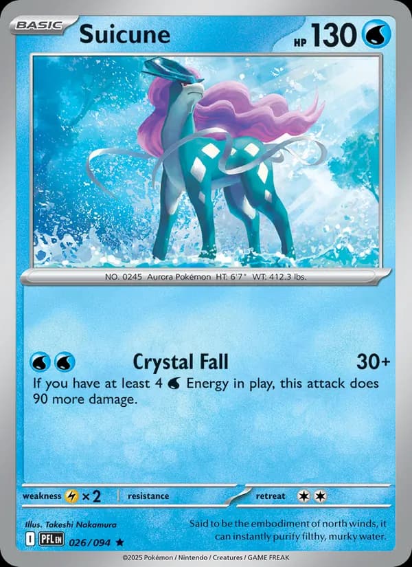 Suicune, catalogue front