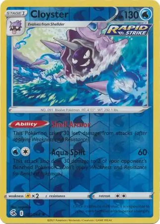 Cloyster, catalogue front