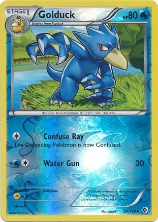 Golduck, catalogue front