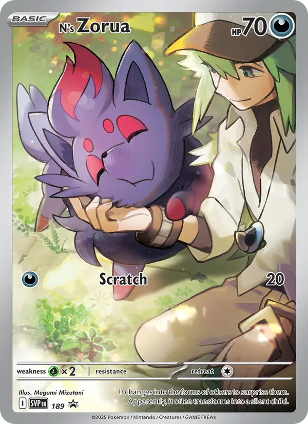 N's Zorua, catalogue front
