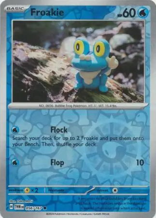 Froakie, catalogue front