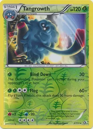 Tangrowth, catalogue front