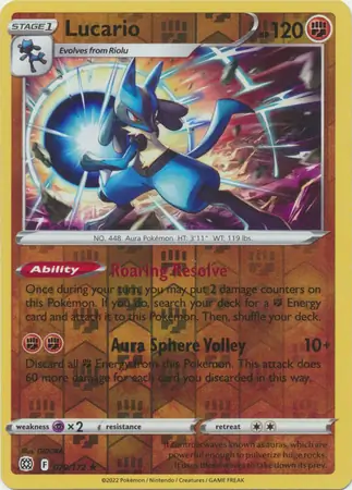 Lucario, catalogue front