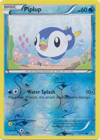Piplup, catalogue front