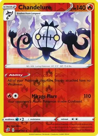 Chandelure, catalogue front