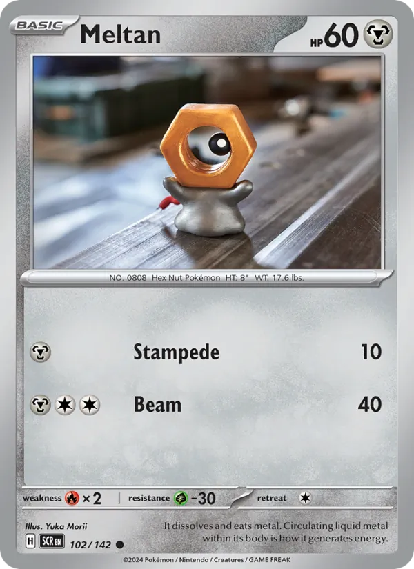 Meltan, catalogue front