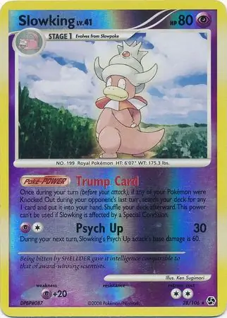 Slowking, catalogue front