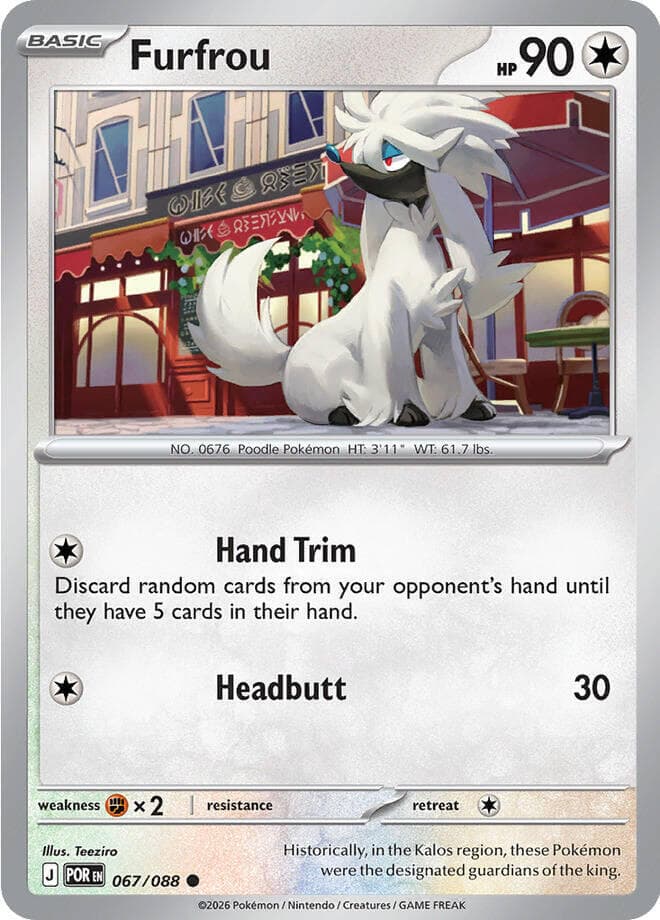 Furfrou, catalogue front