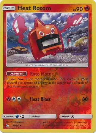Heat Rotom, catalogue front