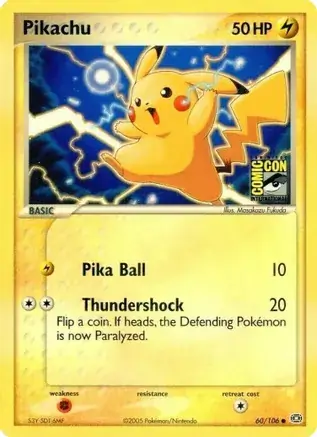Pikachu, catalogue front