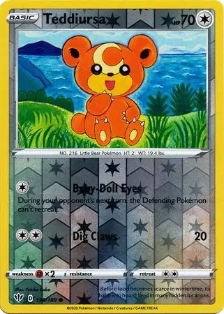 Teddiursa, catalogue front
