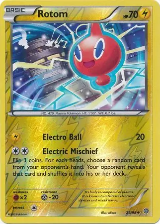 Rotom, catalogue front