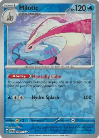 Milotic, catalogue front