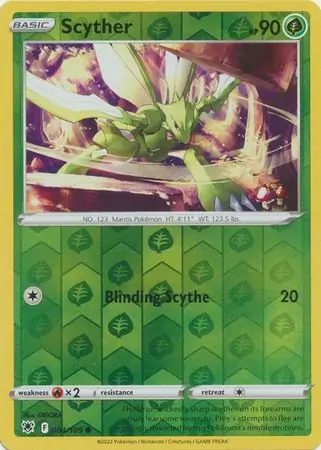 Scyther, catalogue front