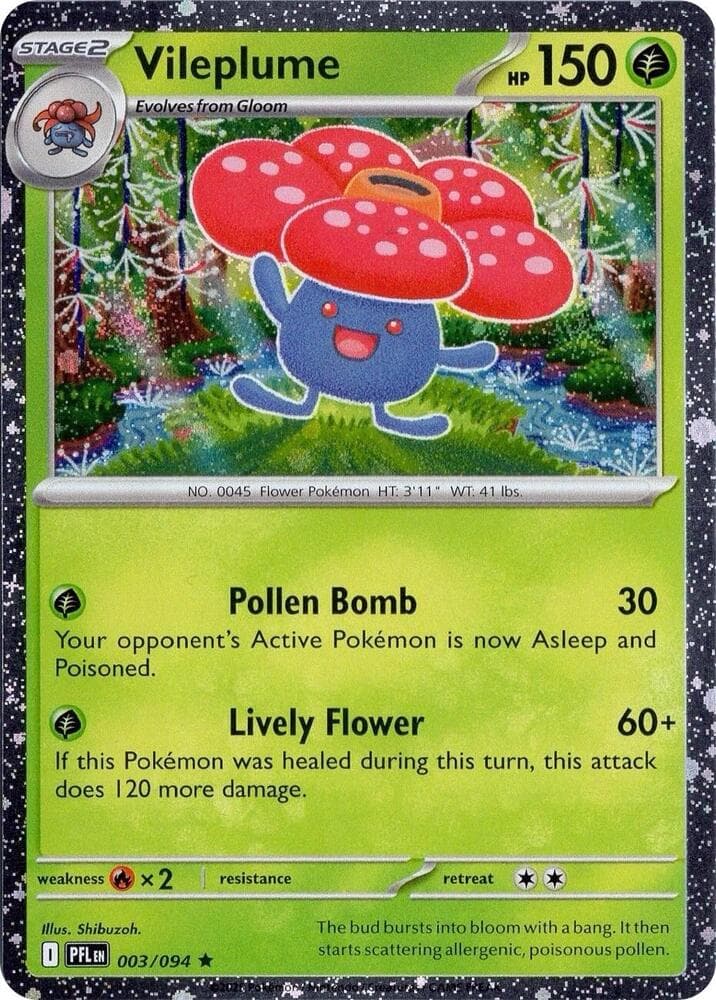 Vileplume, catalogue front
