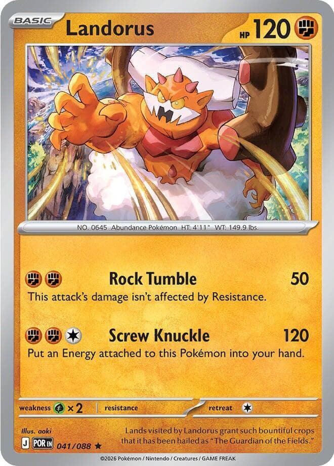 Landorus, catalogue front