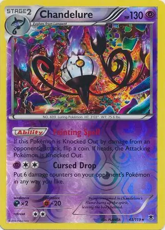 Chandelure, catalogue front