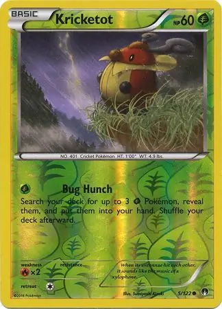 Kricketot, catalogue front