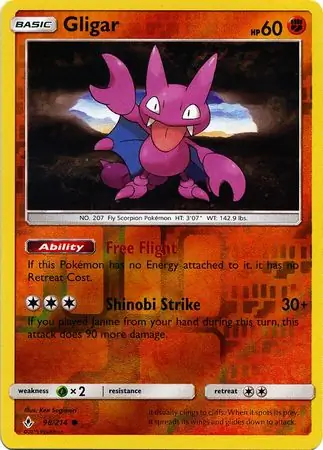 Gligar, catalogue front