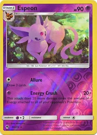 Espeon, catalogue front